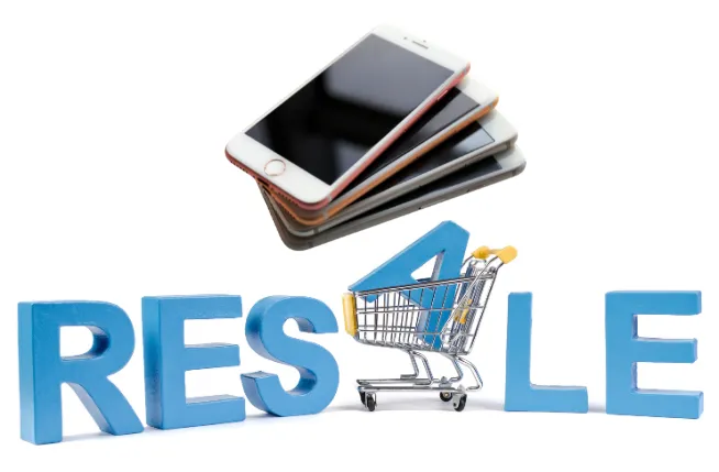 Téléphones destinés à la revente