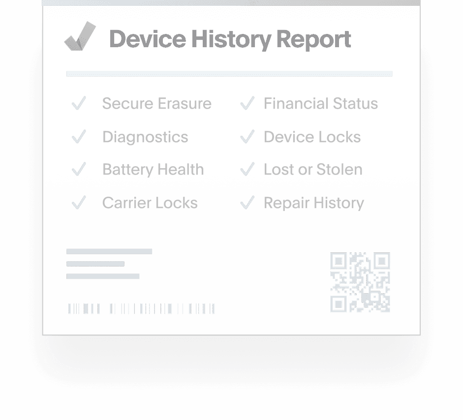 Maquette du rapport d'historique Phonecheck